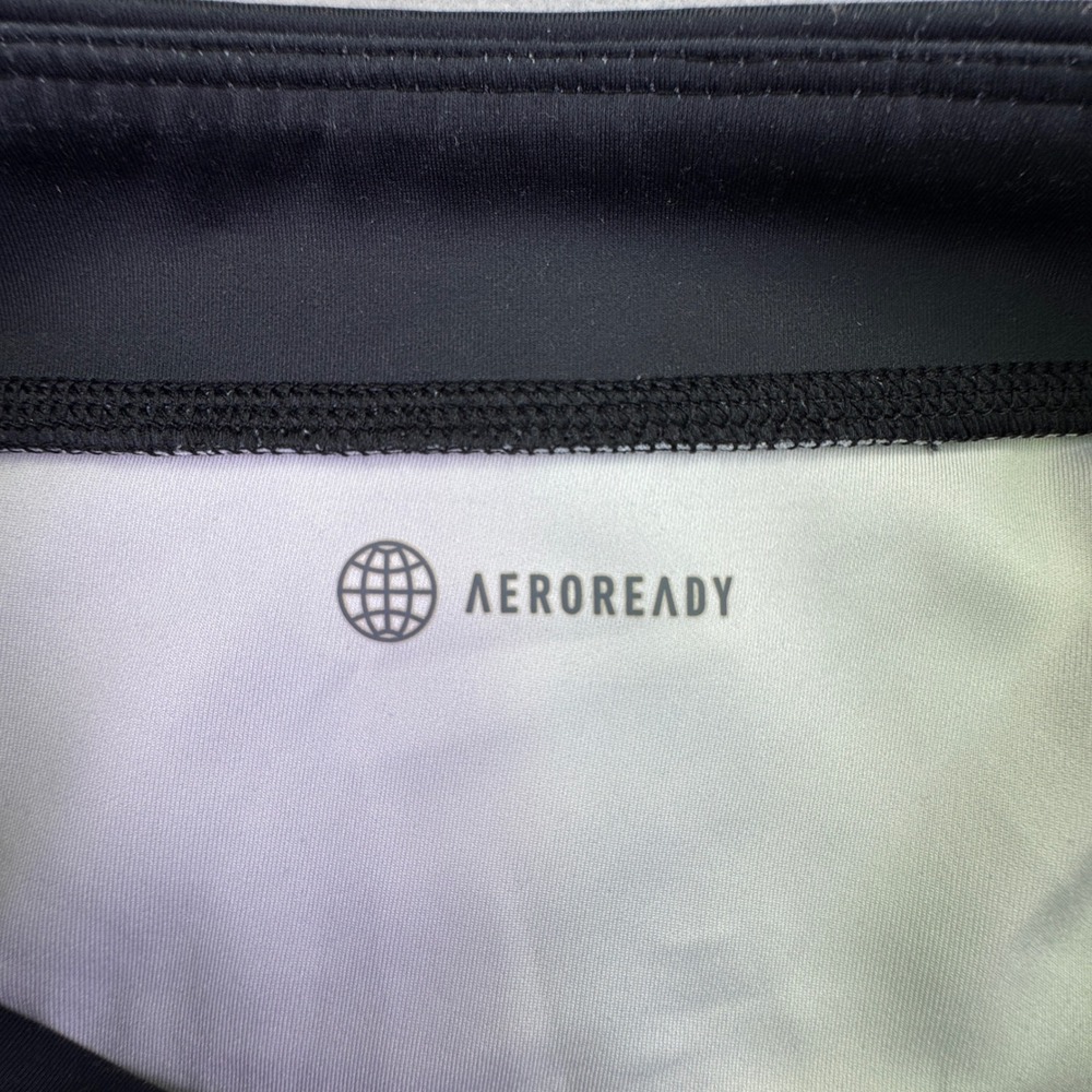 adidas Gradient Black and Pink Leggings - Picture 7 of 8